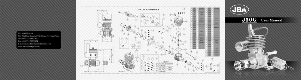 JBA-50cc gas engine (kangke USA)