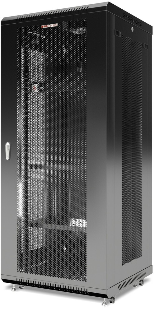 27U Wall Mount Server Rack Network Cabinet Locking Av Data Enclosure VENTED DOOR