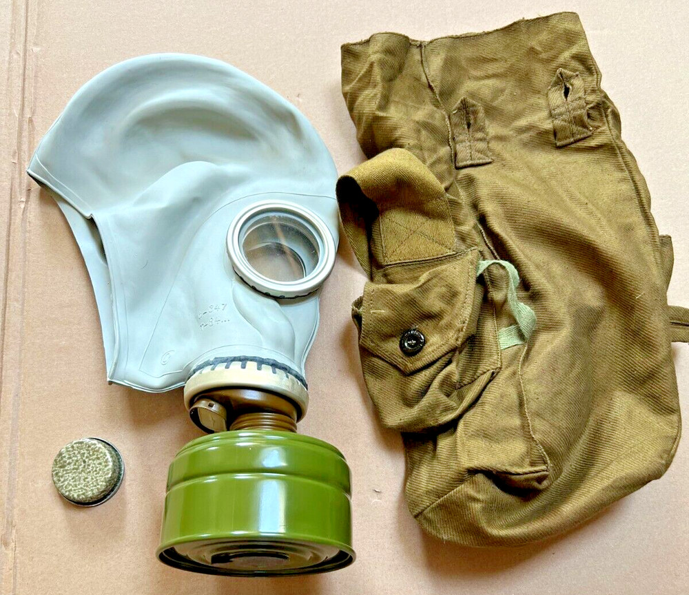 Soviet Era Gas Mask GP-5 + Filter + Bag; Unused; Size 0 (SMALL); USSR
