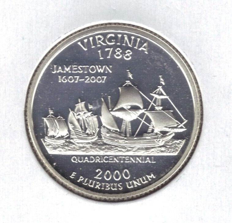 2000-S PROOF VIRGINIA STATE QUARTER