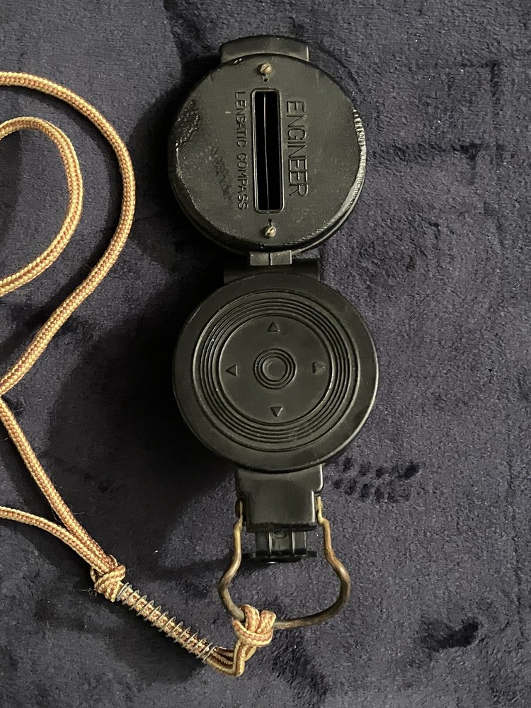ENGINEER LENSATIC COMPASS Works great! See photos!