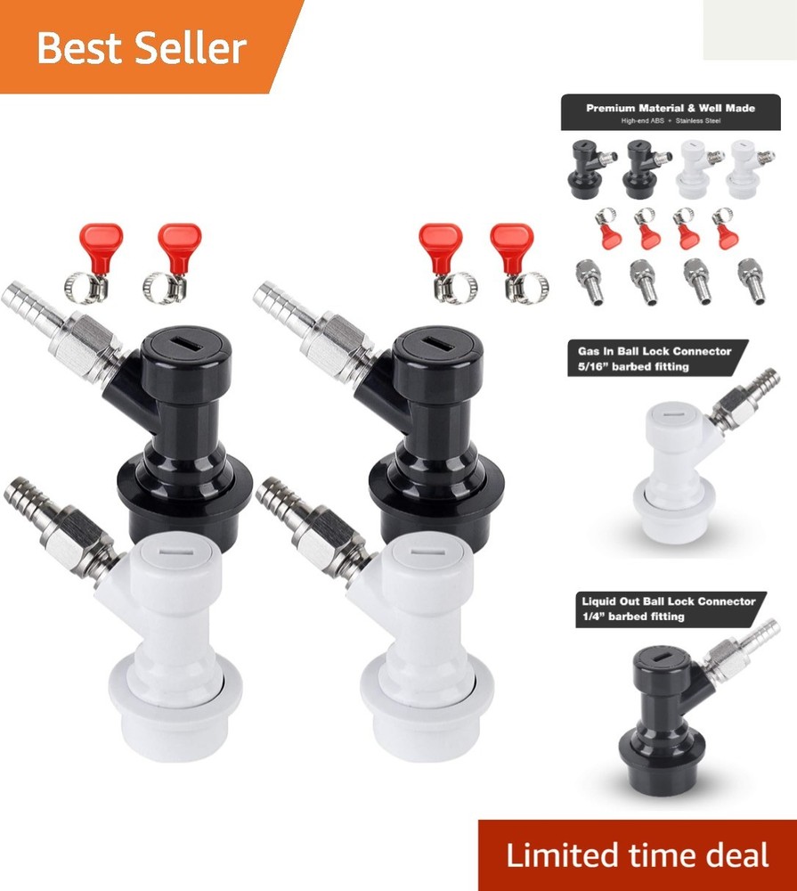High-Quality Ball Lock Keg Fittings for Homebrewing - Durable & Easy to Install