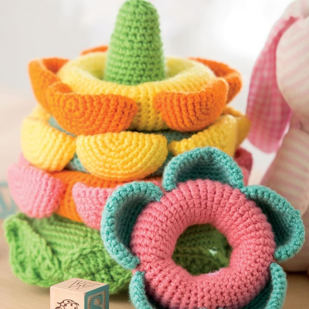 Baby Stacks Crochet - Crochet Pattern with Step-By-Step Instructions, Stitch T