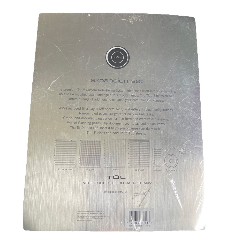 TUL Custom Note-Taking System Letter Size Expansion Set 4295635