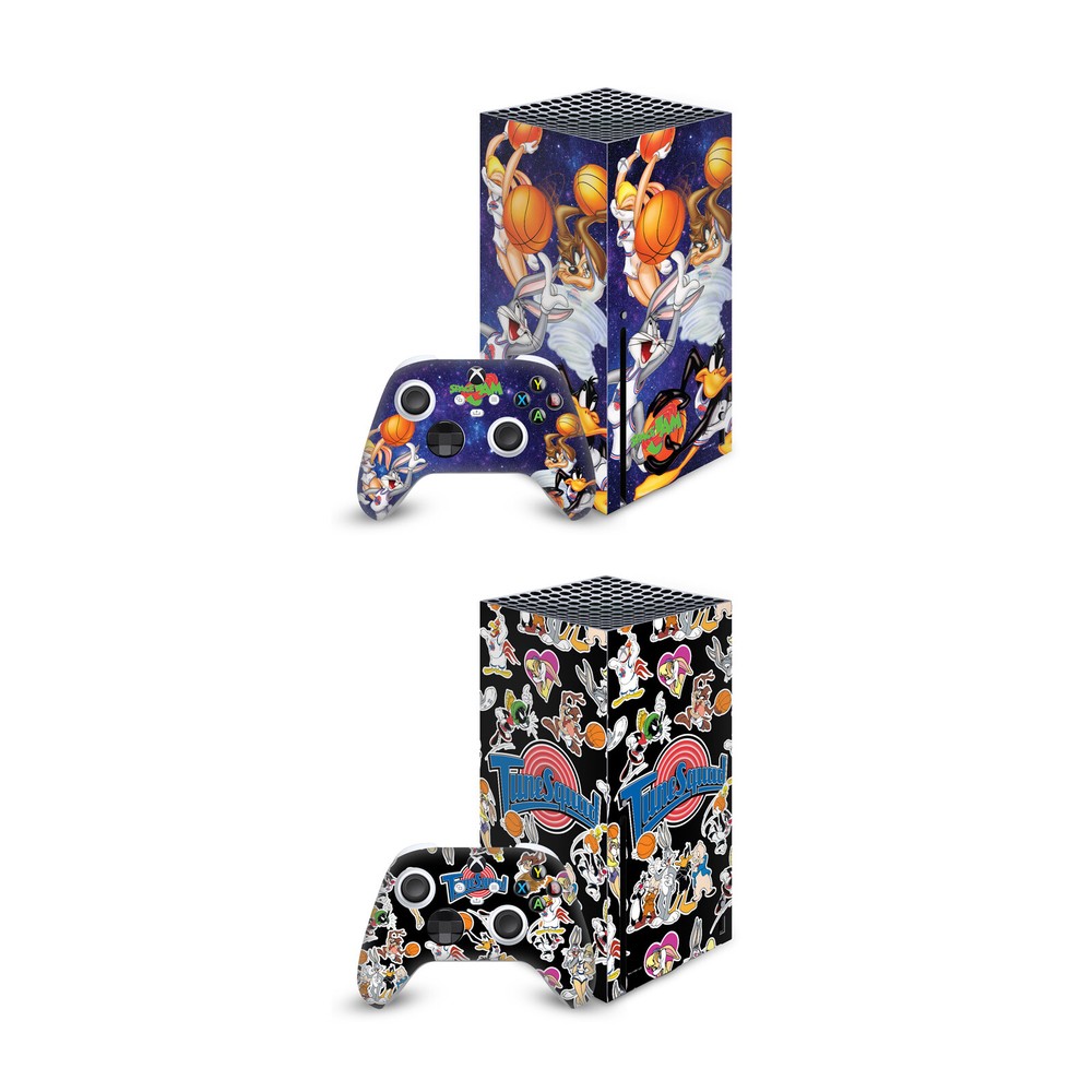 OFFICIAL SPACE JAM (1996) GRAPHICS VINYL SKIN FOR SERIES X CONSOLE & CONTROLLER