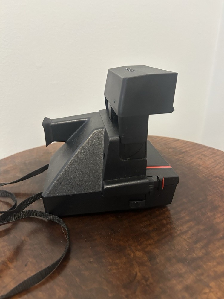 Polaroid One Step Flash Instant Camera Vintage With Strap And Bag.