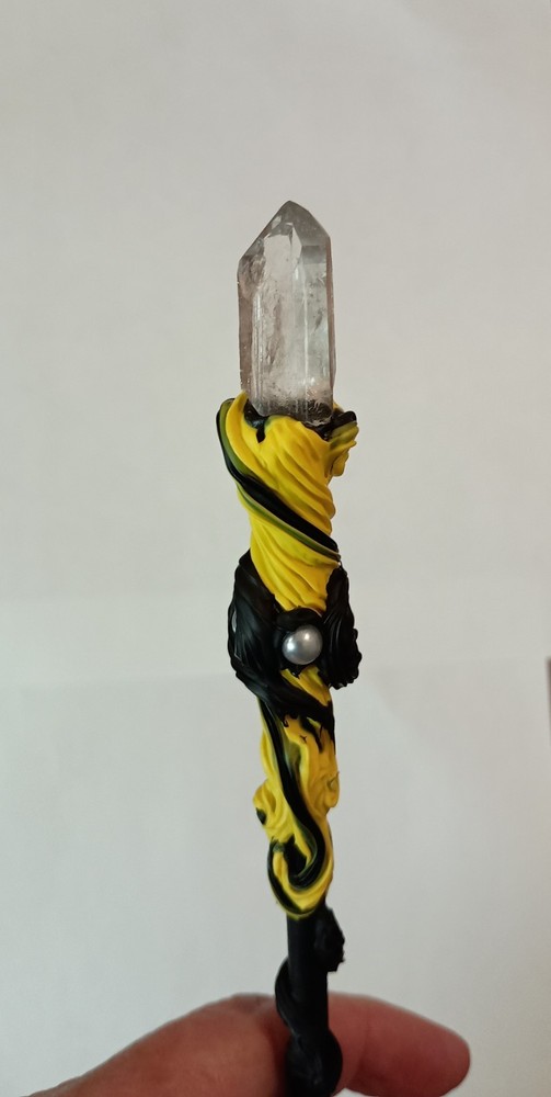 Magic Elestial Quartz Crystal Wand