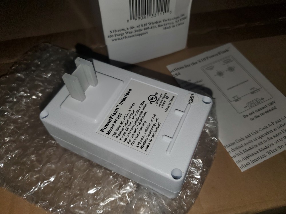 BUY-ONE-GET-ONE-FREE-white X-10 PF 284 Security Interface- Same As X10-Pro PSC01