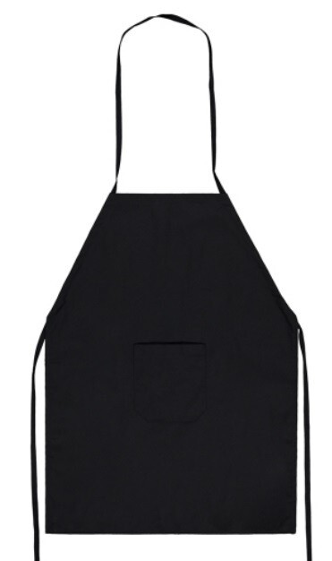 Custom TEXT Apron Adults Unisex Black