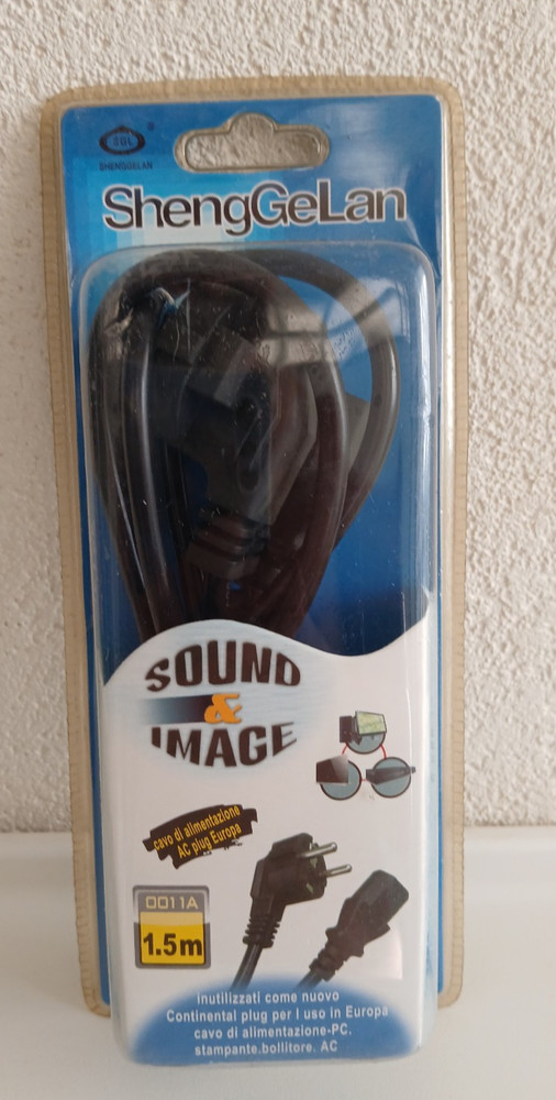 IEC PC TV Computer Console Power Cable 1.5m