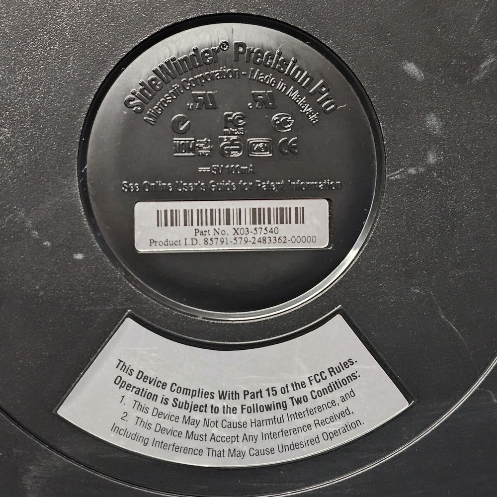 Microsoft Sidewinder Precision Pro Flight Controller X03-57540