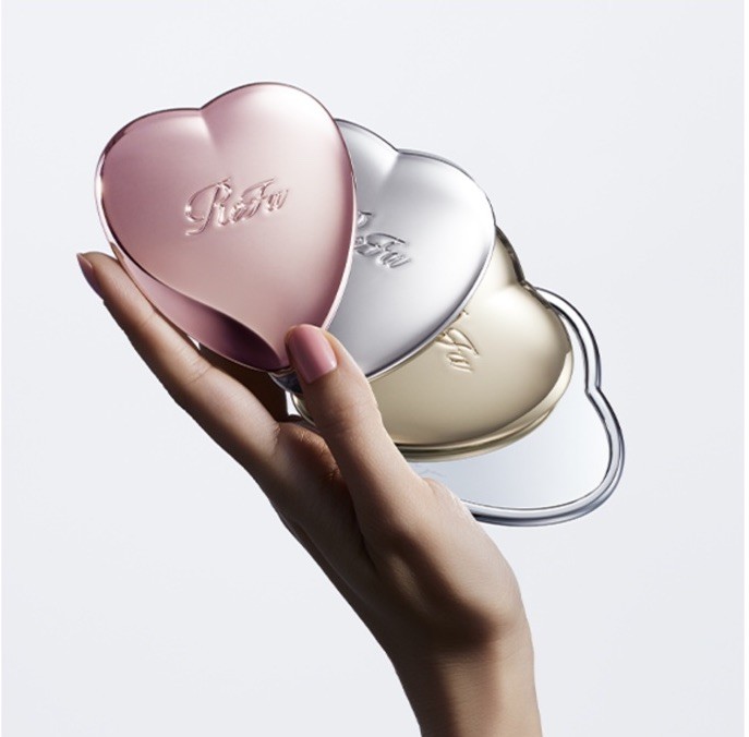ReFa HEART Mirror Silver Authentic Japanese Brand Protective Case Included New