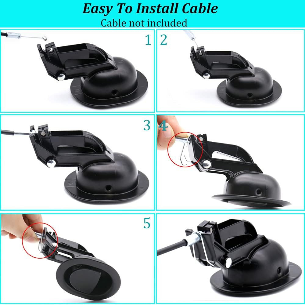 Universal Heavy-Duty Metal Sofa Chair Recliner Release Pull Handle Replacement P