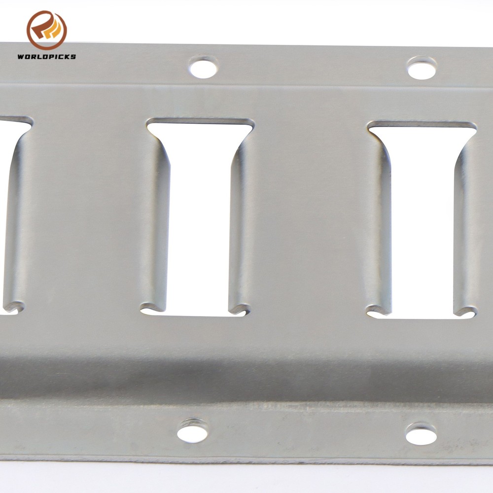 5' E Track Tie Down Rail 6 Pieces, Silver Galvanized, Universal Cargo Rail