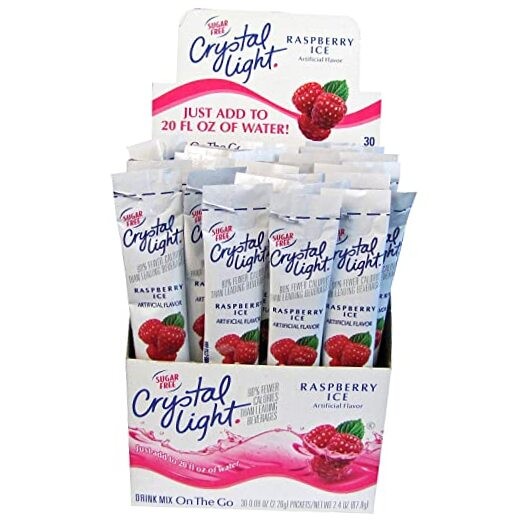 Crystal Light On-The-Go Raspberry Mix Sticks