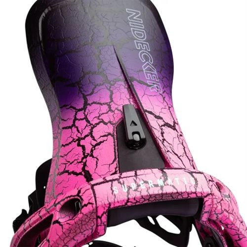 Nidecker LT Supermatic Snowboard Bindings, Magma, Large