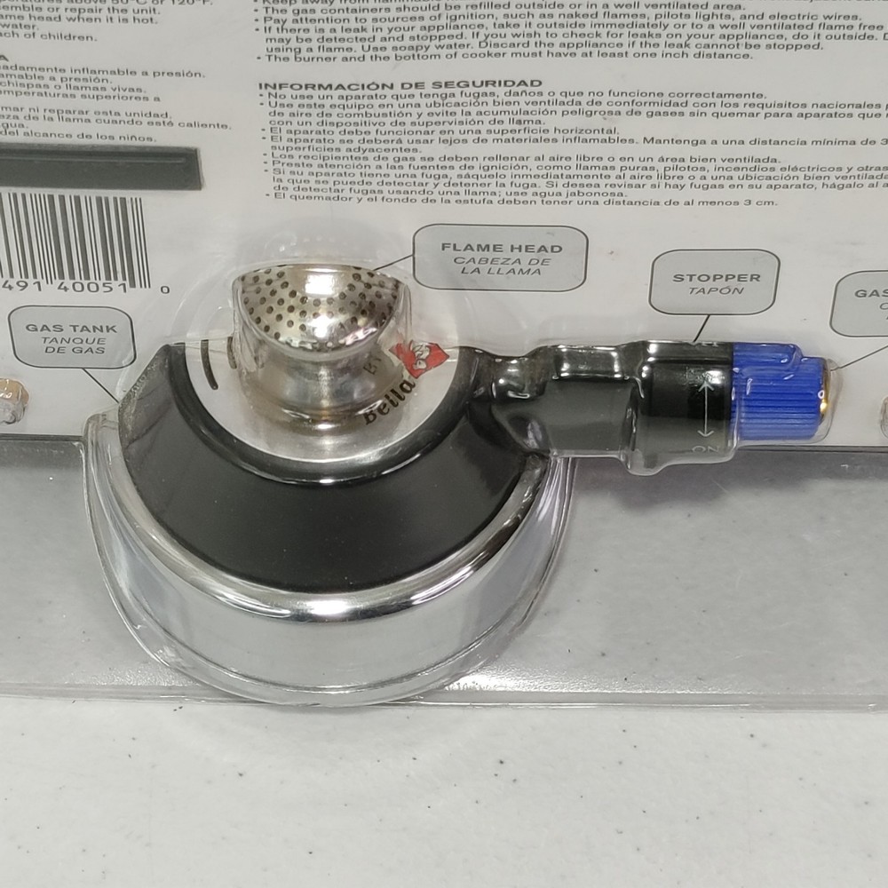 Bella Tavola Foundue / Chafing Burner Refillable BT-4601