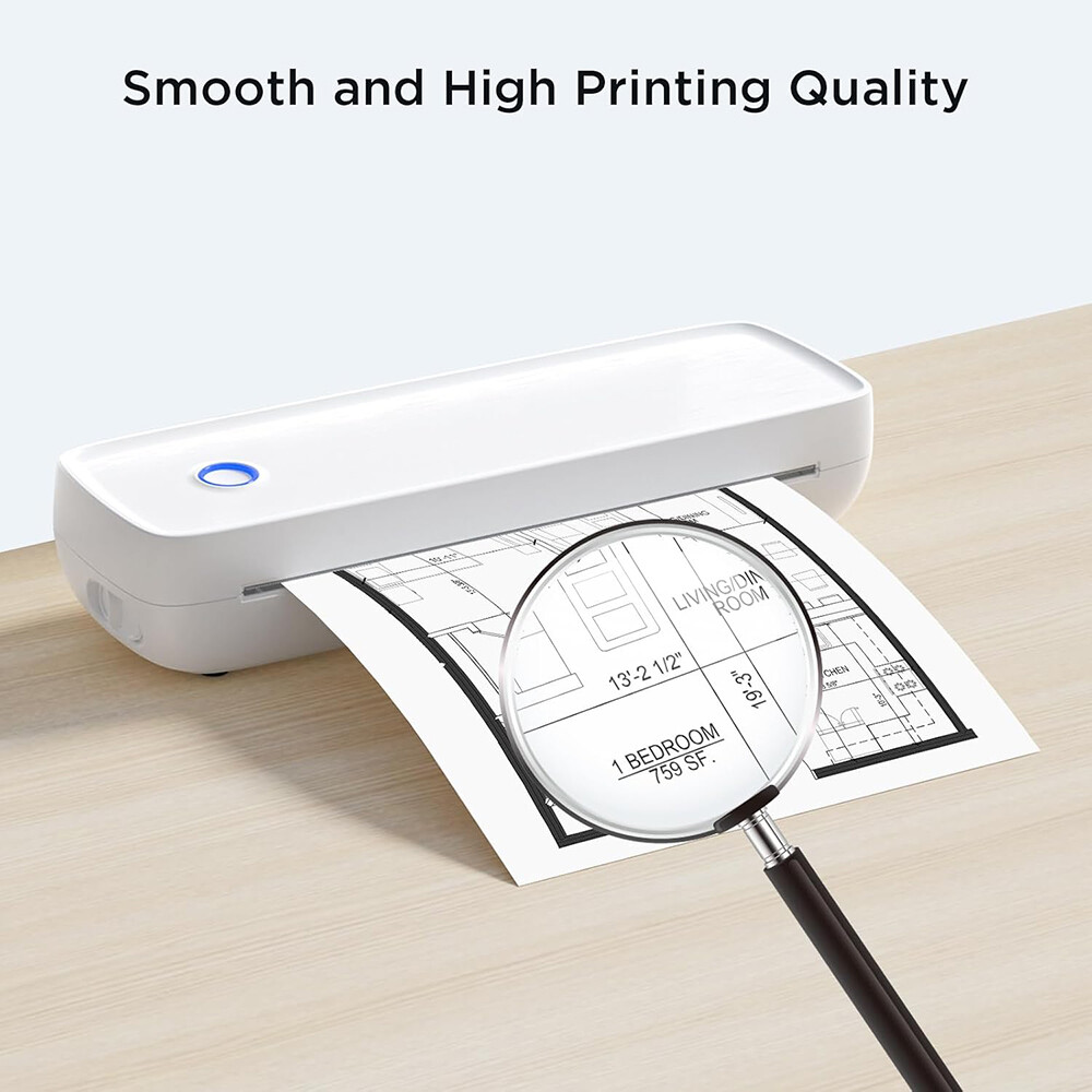 8.5"x11" 100Sheets Folded A4 Thermal Continuous Paper For M08F M832 Hprt Printer