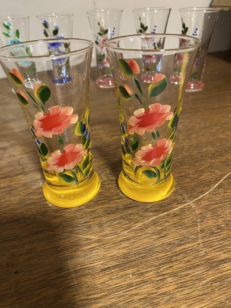 Hand Painted Shot/Liquer Glasses