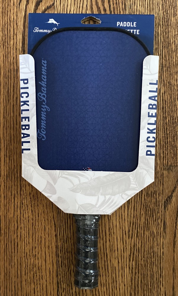 New! Tommy Bahama Pickleball Paddle Textured Surface Blue