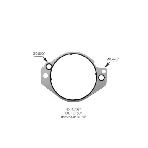5440813 Compressor Mounting Gasket w/ Drive Support Fits Cummins ISL ISX Engine