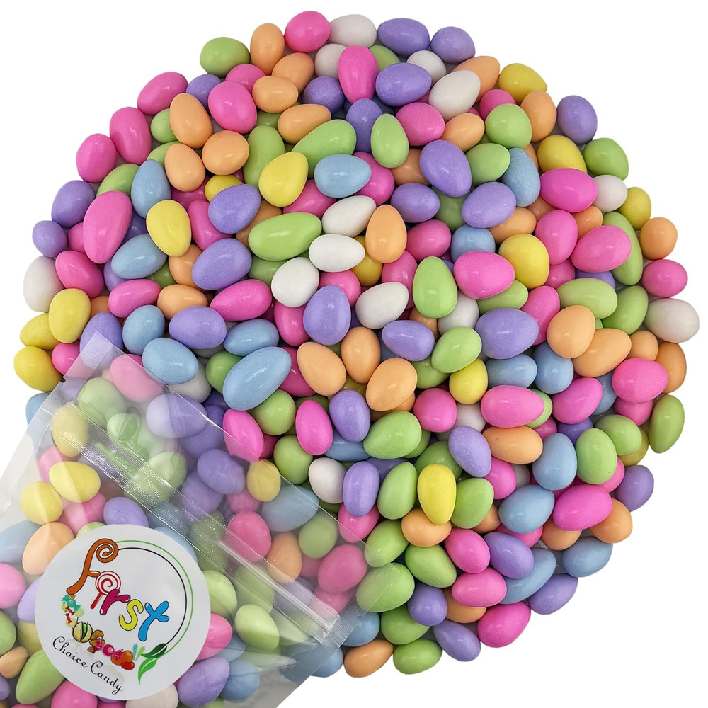 Firstchoicecandy Jordan Almonds (2 Pound, Assorted Pastel Colors)