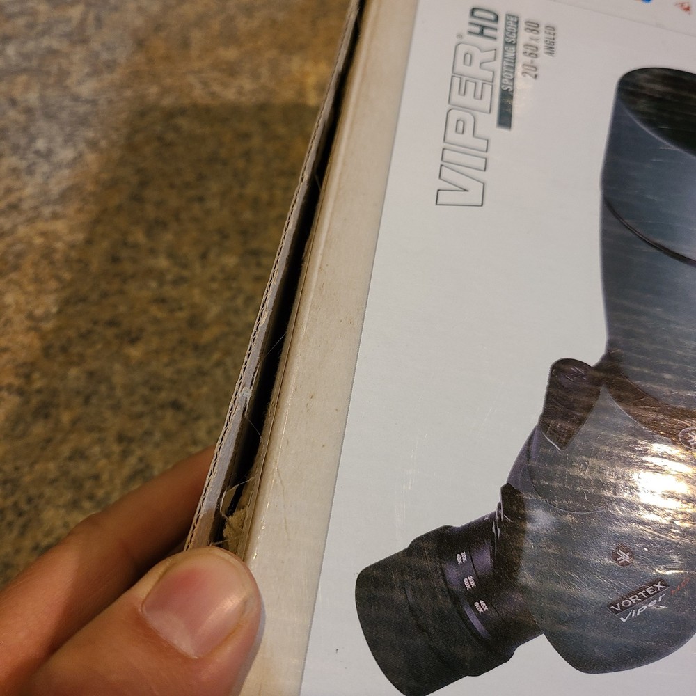 Vortex Viper HD Angled Spotting Scope 20-60x80 Box Only 📦 (Y1)