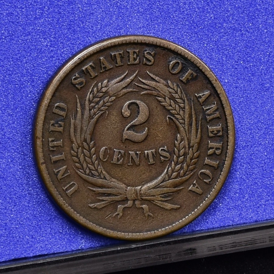 1866 Two Cent Piece - Fine (#58846-L)