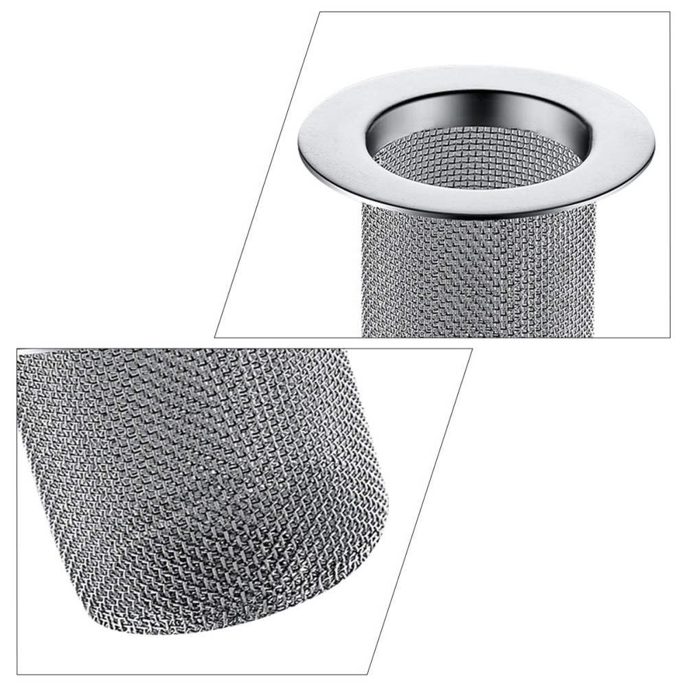 2 Pack Stainless Steel Screen Filter Sink Drain Basin Drainage Strainer