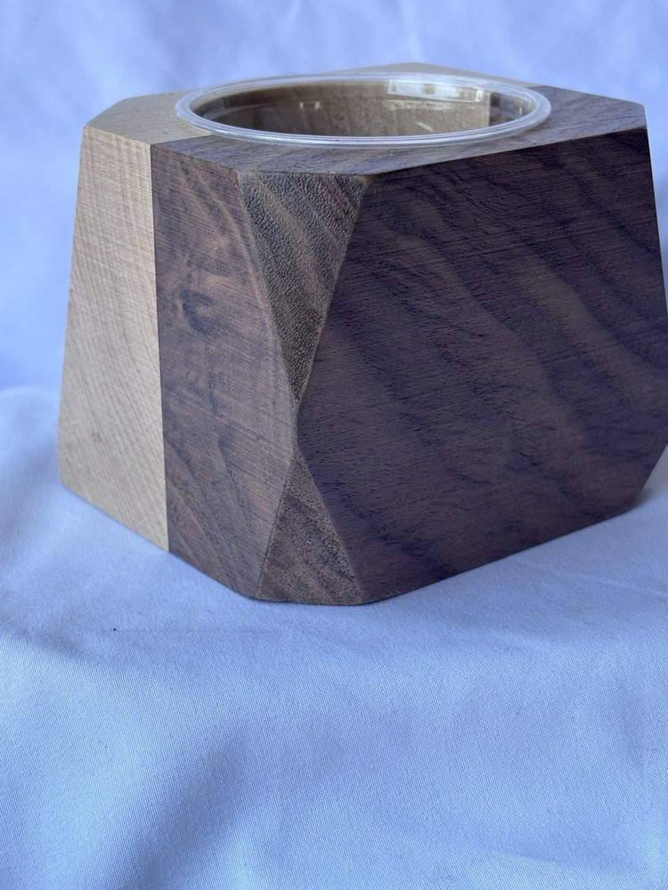 Lockheed Martin Abstract Wooden Planter