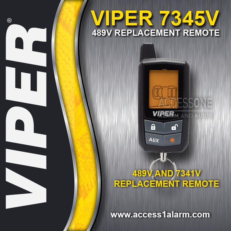 Viper 7341V 2-Way LCD Replacement Remote Control 7345V For The Viper 5000 3301V
