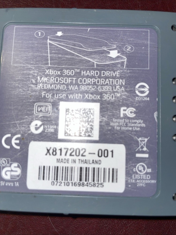 Xbox 360 60gb Hard Drive