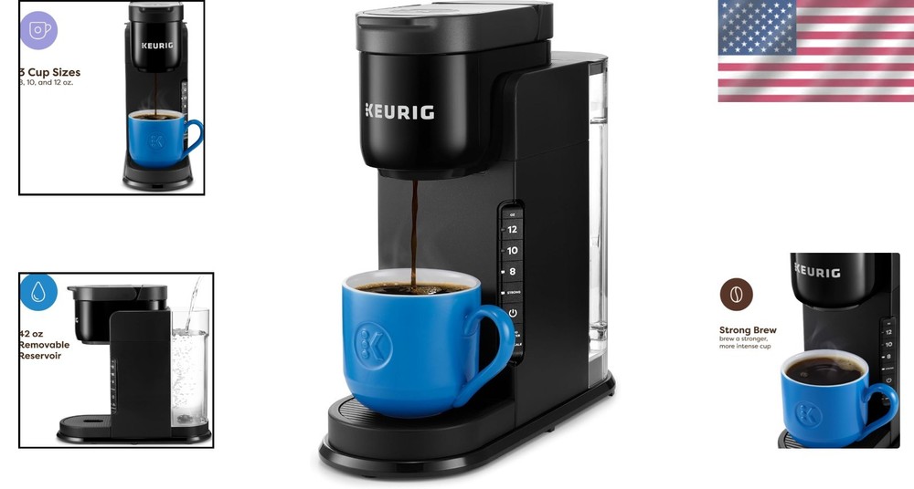 Compact Single Serve Coffee Maker – Bold Flavor, Easy Brewing & Energy Efficient