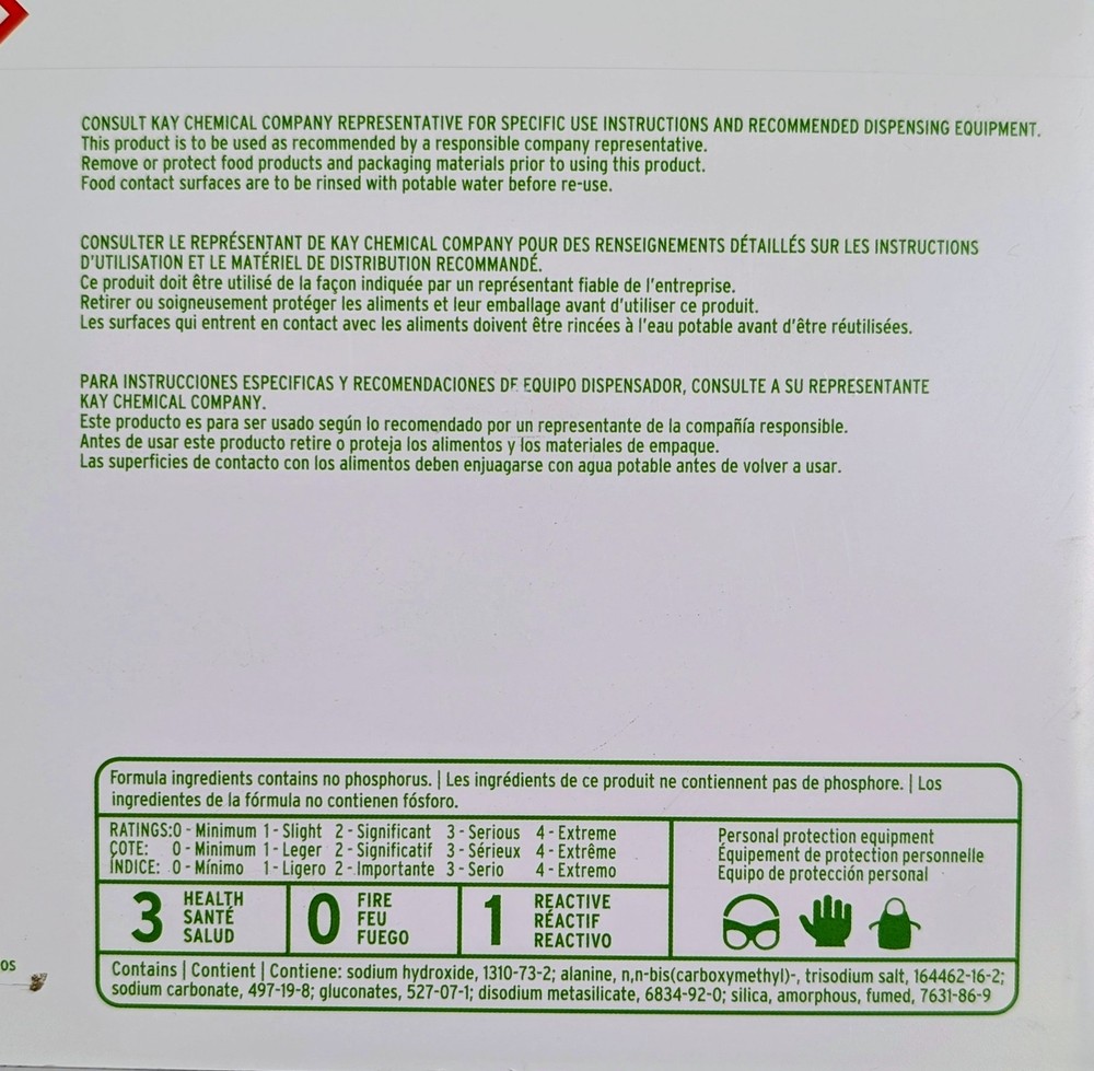 Ecolab Fast Acting Oven Cleaner Tablets 150 Count