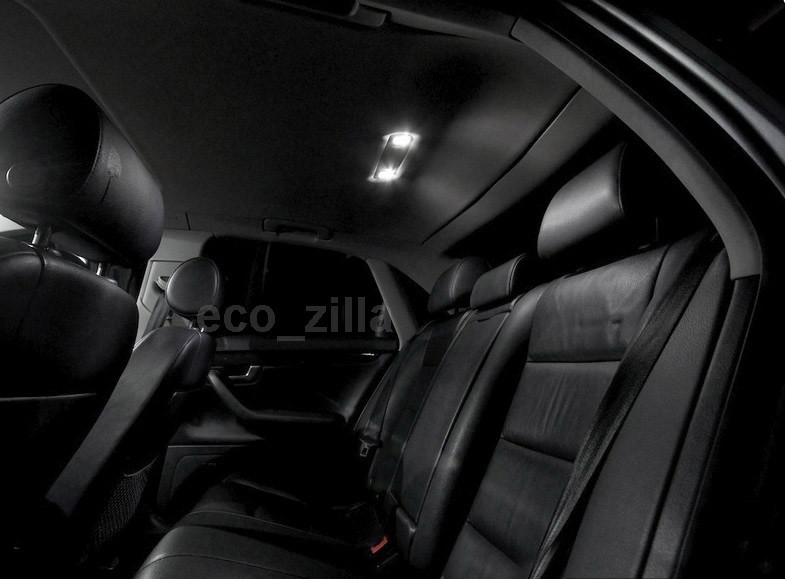 Fits 2008-2014 Scion tC WHITE LED Interior Light Accessories Replacement Kit 7PC