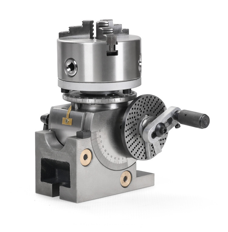 4 Inch Quick Small Vertical Horizontal Manual Indexer Precision Indexing Head
