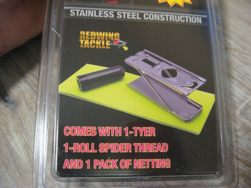 Redwing Tackle Bait Bandit Spawn Egg Sac Net Tying Machine With Thread & Netting