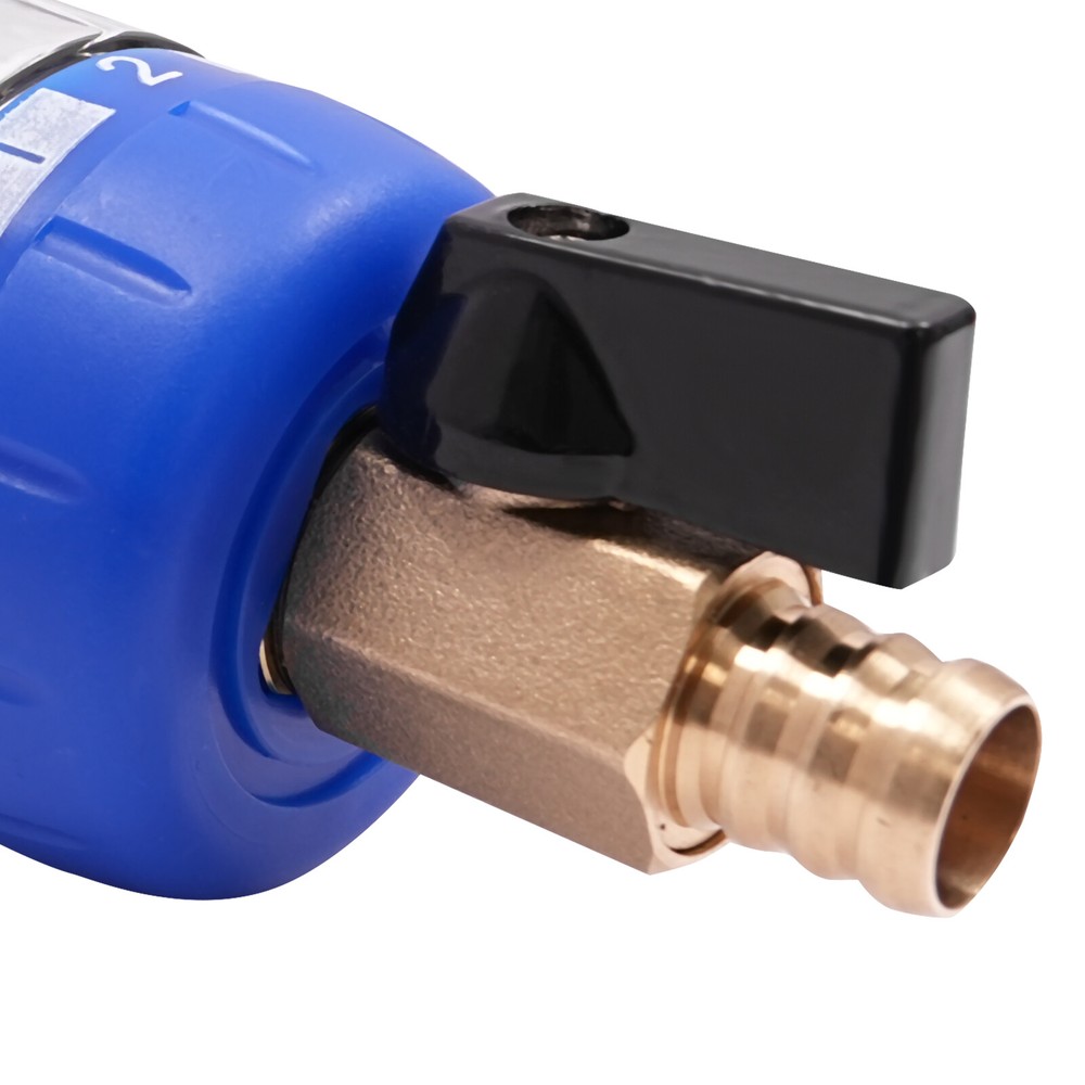 1-20bar Home Water Filter, Whole House Flushable Pre-Filtration System Reusable