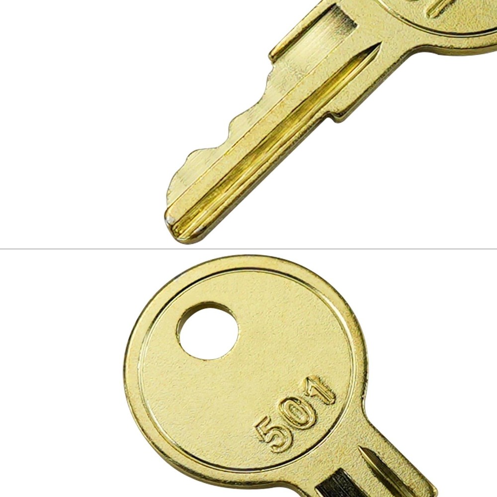 CH501 Keys Compatible with Toolbox for Truck Tool Box Lock Latch Silver