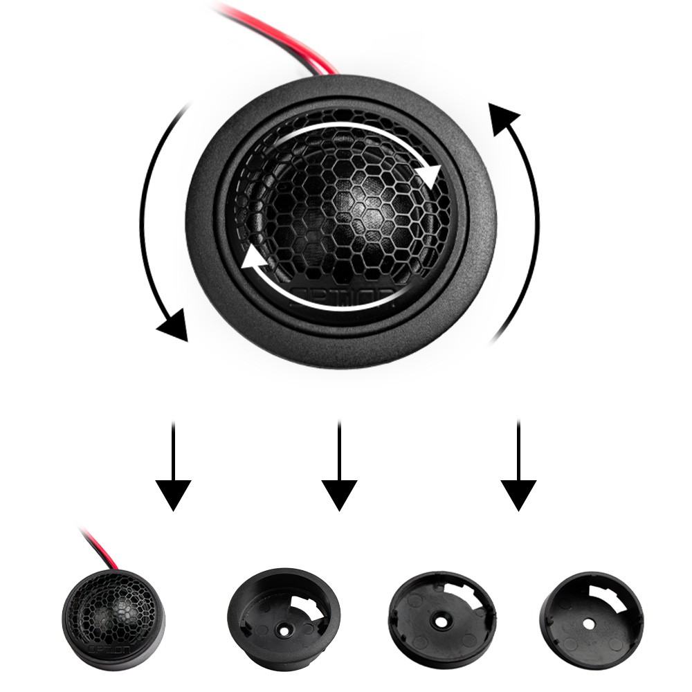 Front Speaker For Renault Kadjar I | Plug & Play | OPTION