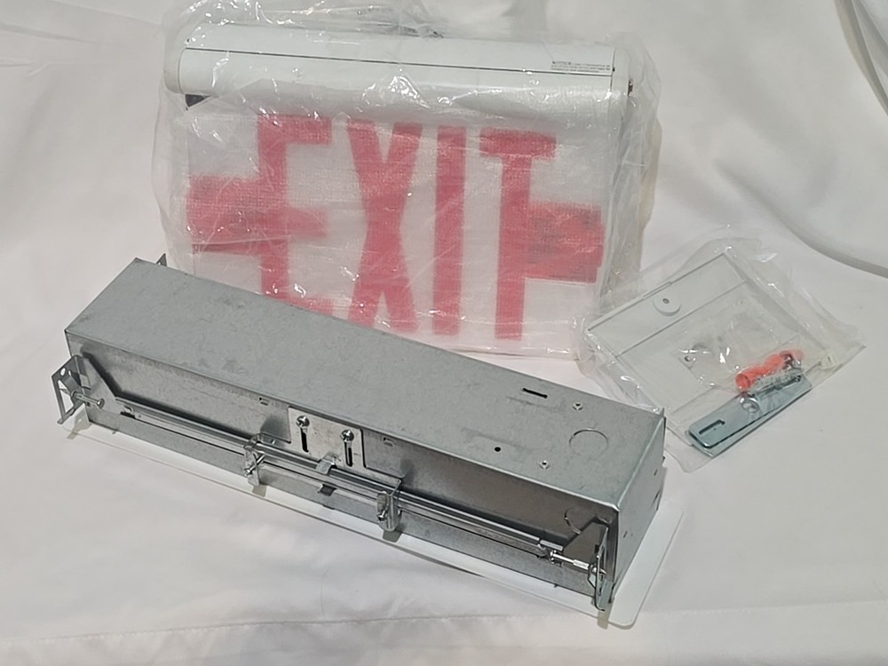 Royal Pacific Exit Sign RXL34RW Red Double Face