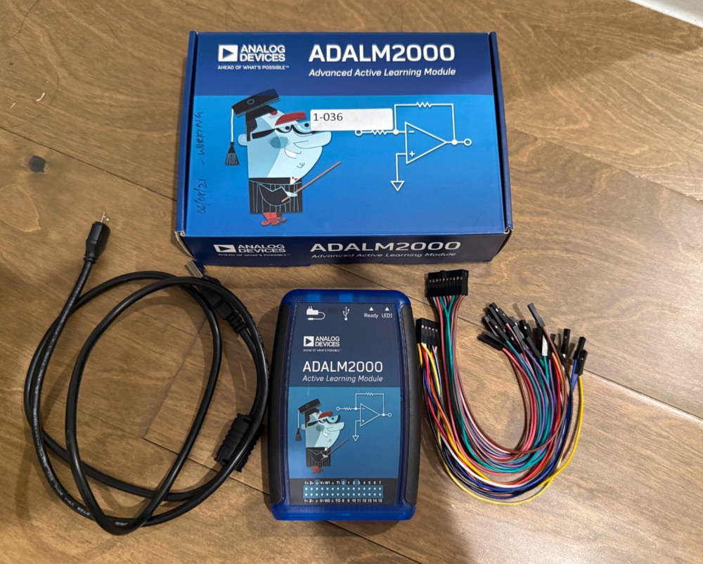 Analog Devices ADALM2000 TESTED Oscilloscope/Logic Anlyz Active Learning Module