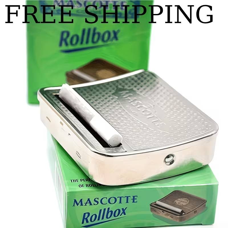Cigarette Rolling Machine 70mm Automatic Roller w/ Storage Box Case