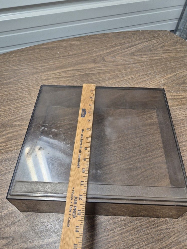 Vintage Turntable Dust Cover