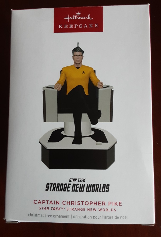 Hallmark Keepsake Star Trek Ornament Capt. Christopher Pike 2024 NIB