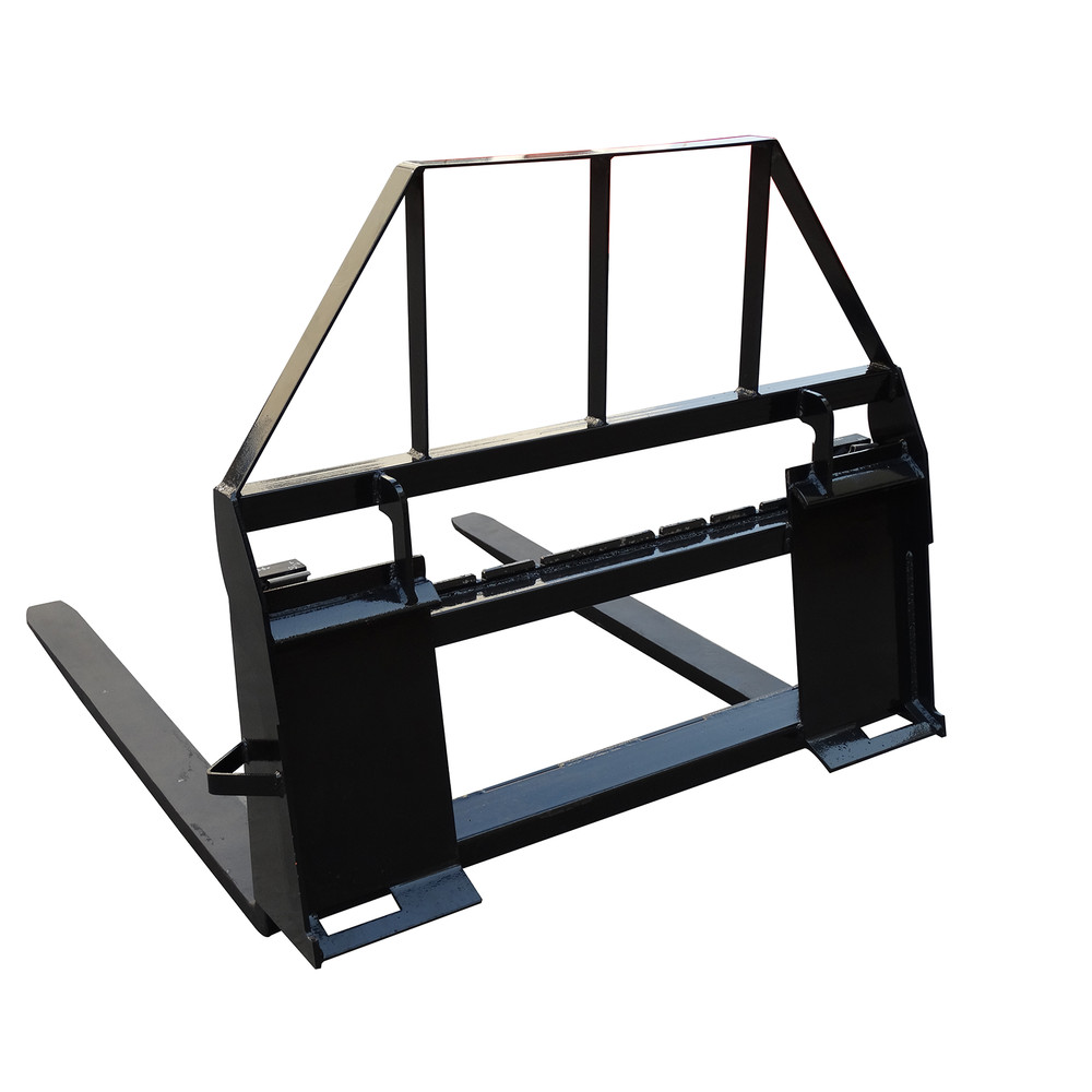 AGT 48" Skid Steer Pallet Fork Attachment Tractor Quick Attach Heavy Duty NEW