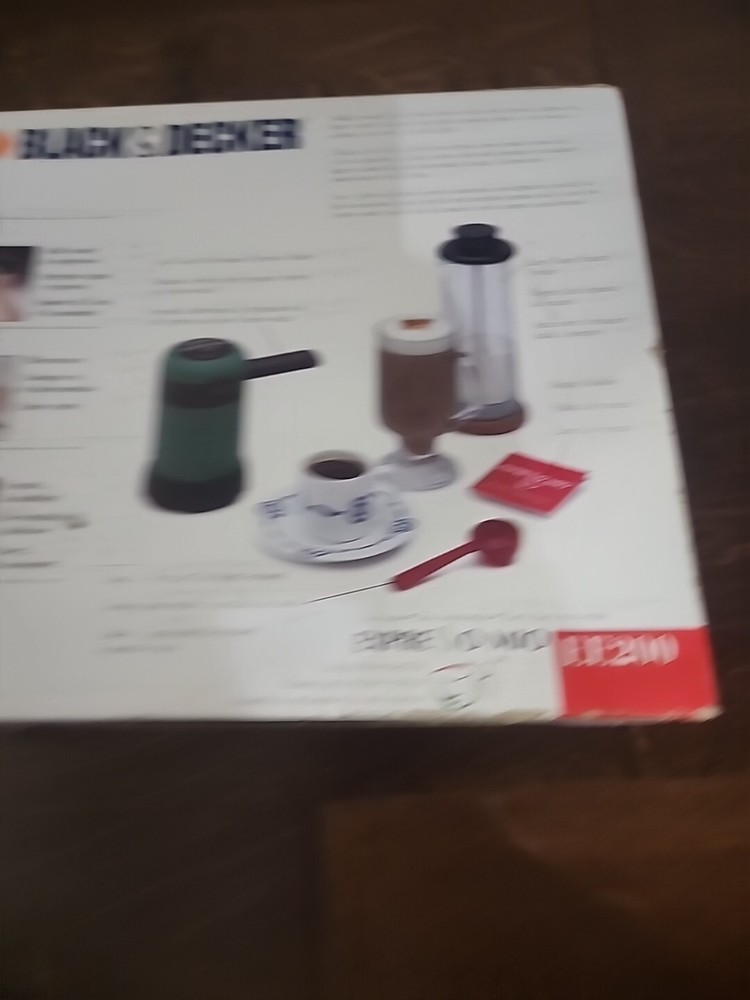 Black & Decker Cool Touch Microwave Espresso Beverage Kit System