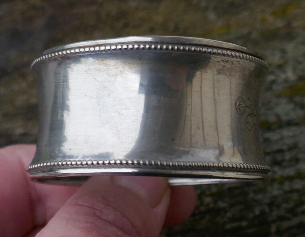 Antique German .800 Fine Silver Napkin Ring
