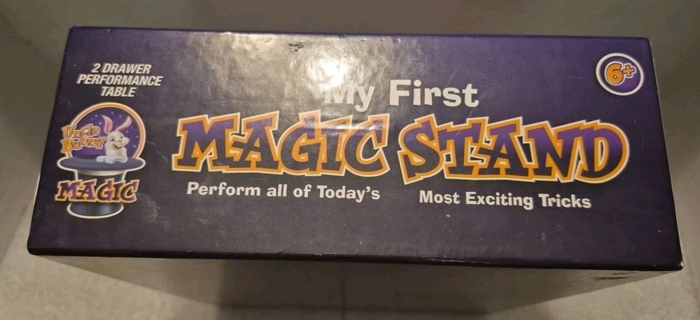 My First Magic Stand-Magic Tricks-2 Drawer Performance table- Open Box