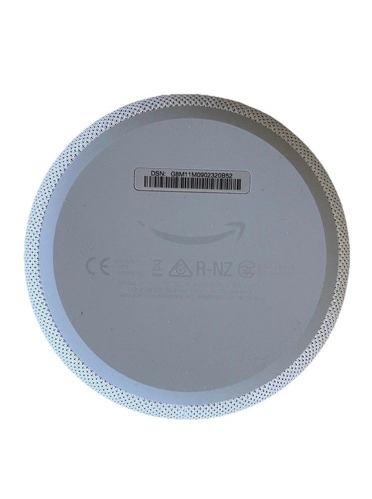 Amazon C78MP8 White Echo Dot 3rd Generation Smart Speaker NO Power Cord